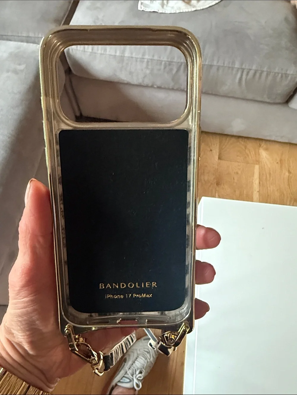Bandolier Zebra Print Card & Key Holder - Black & White